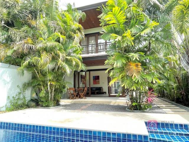 bangrak private pool villa, long term rental, koh samui