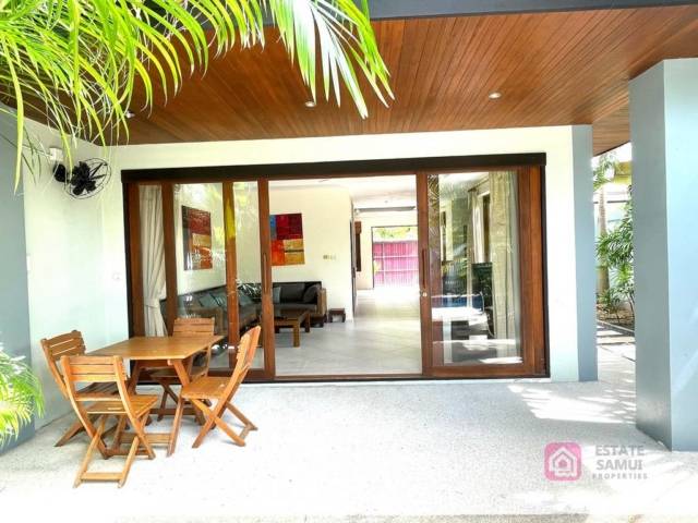 bangrak private pool villa, long term rental, koh samui