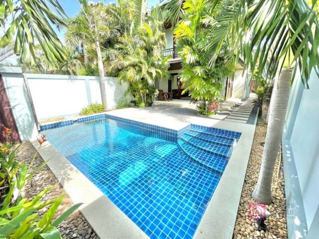 bangrak private pool villa, long term rental, koh samui