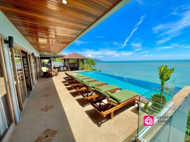 baan talay sai, 5 Bedroom Luxury Sea View Villa, koh samui