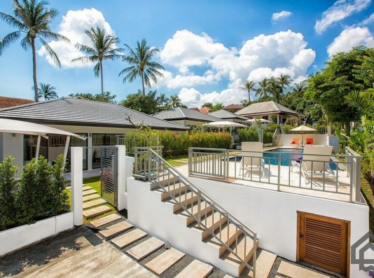 Modern Villa with Shared Pool, Long Term Rental, Koh Samui