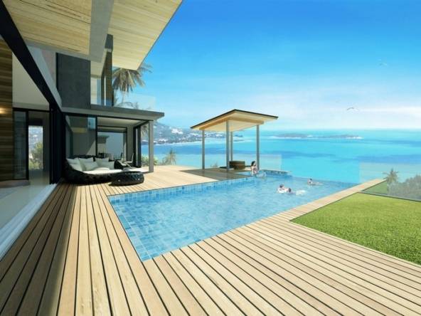 Saitara Peak 4-Bedroom Sea View Villas For Sale, Koh Samui