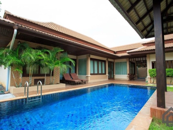 spacious pool villa for sale, whispering palms, koh samui