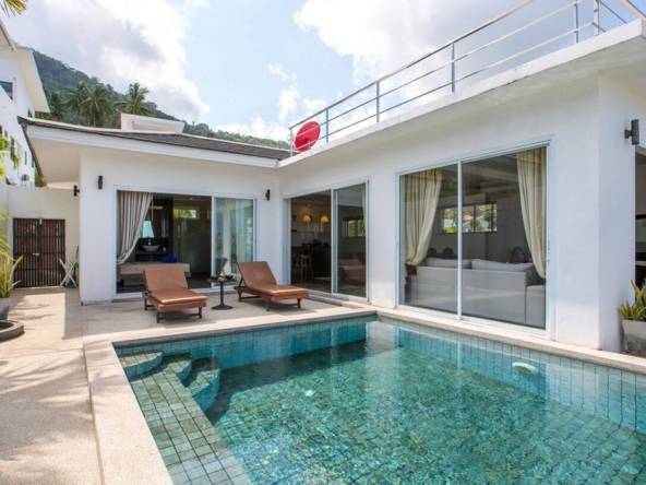 seaview chaweng villa for sale, koh samui