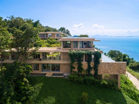 luxury sea view villa for sale, koh samui