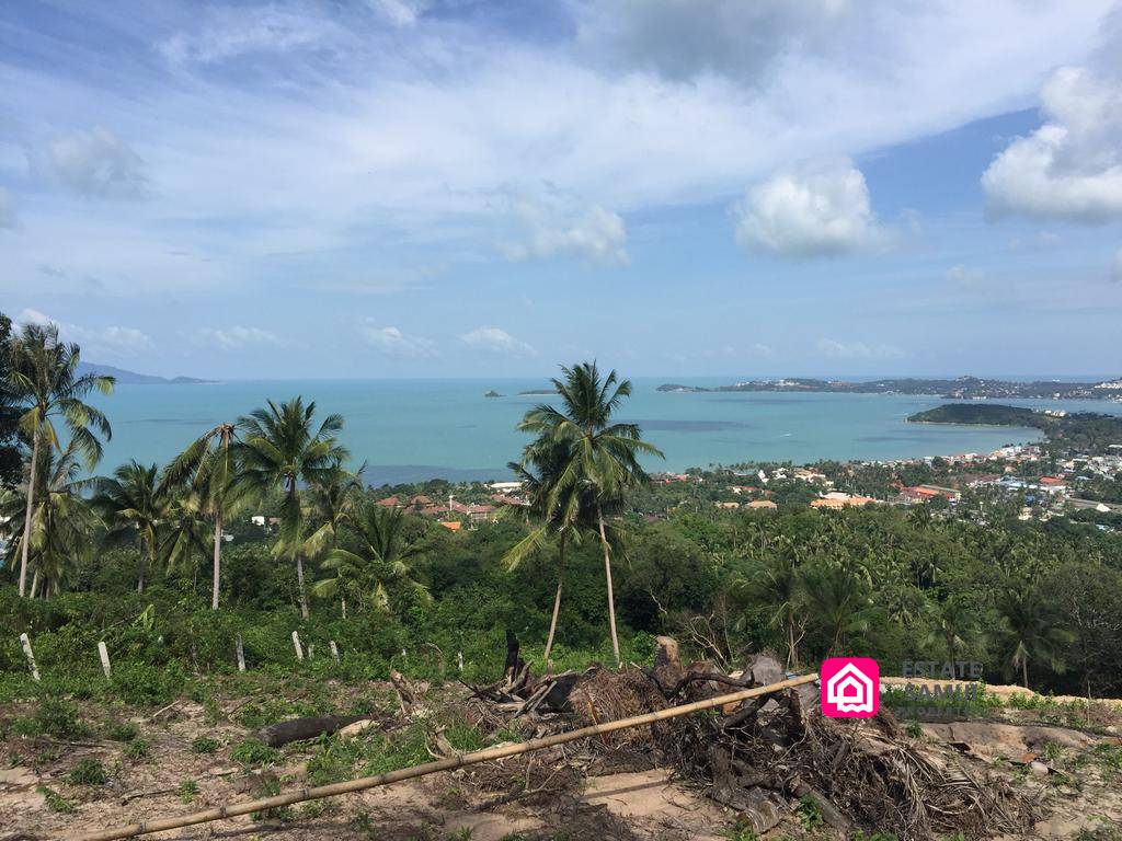 bophut sea view land for sale, koh samui