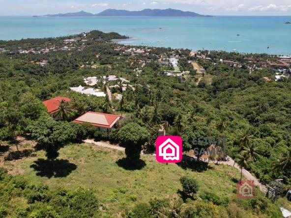 bophut sea view land for sale, koh samui