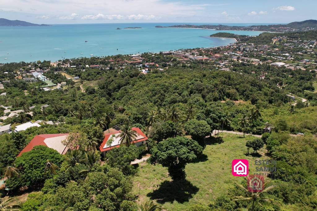 bophut sea view land for sale, koh samui