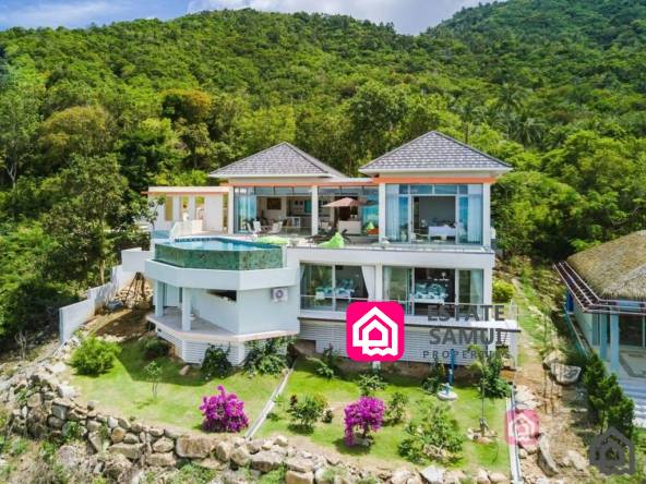 Luxury 5 Bedroom Sea View Villa For Sale Bophut, Koh Samui