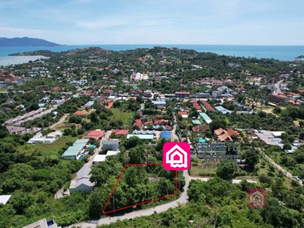 hillside land for sale, koh samui