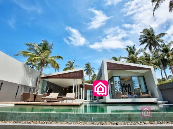 laem noi beachfront villa for sale