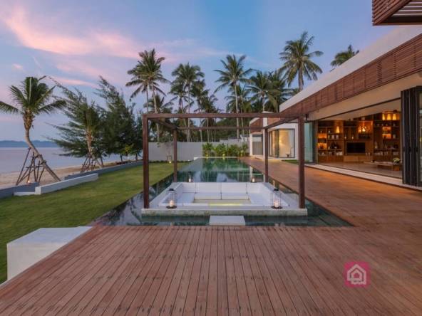 villa malouna, koh samui beach villa rental