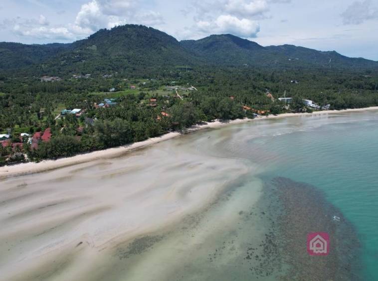 beachfront land plot for sale, koh samui