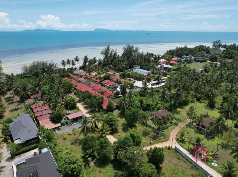 beachfront land plot for sale, koh samui