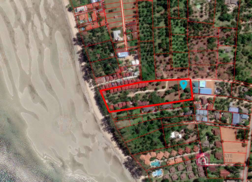 beachfront land plot for sale, koh samui