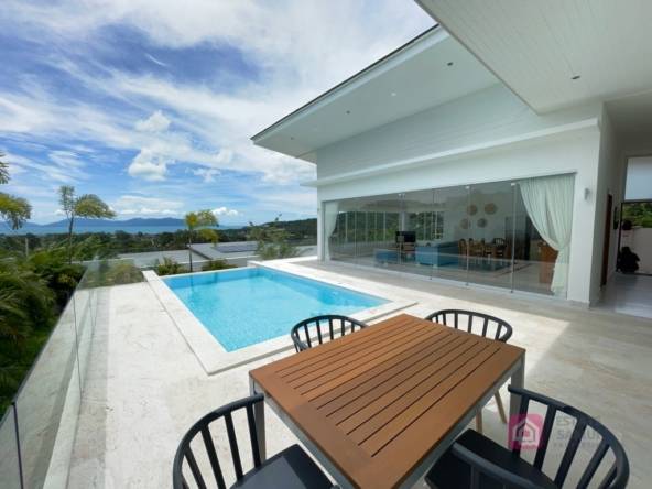 modern bophut pool villa, koh samui