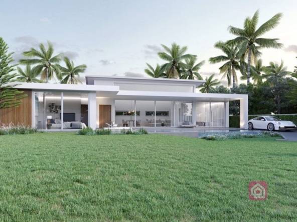 modern garden villa for sale, koh samui