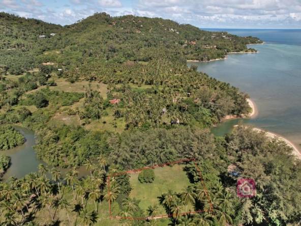 beachside land for sale, koh samui