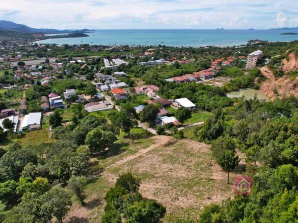 ocean view land for sale, koh samui