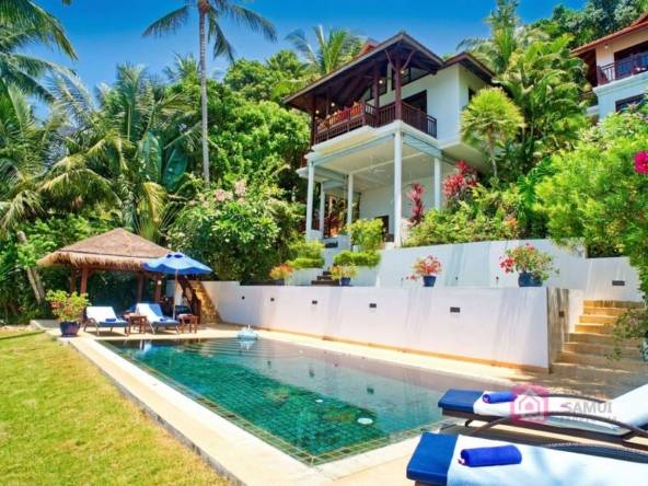 sea front villa for sale, koh samui