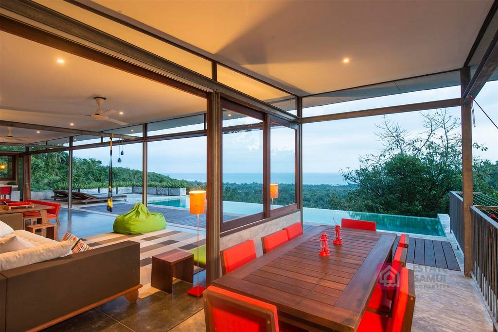 designer holiday villa for sale, koh samui