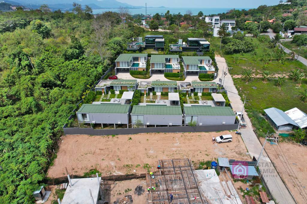 boho-chic style pool villas, koh samui