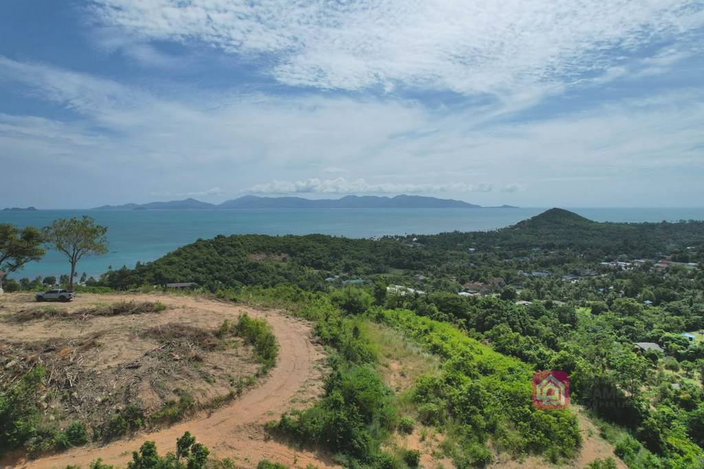 land plot with sea views, koh samui