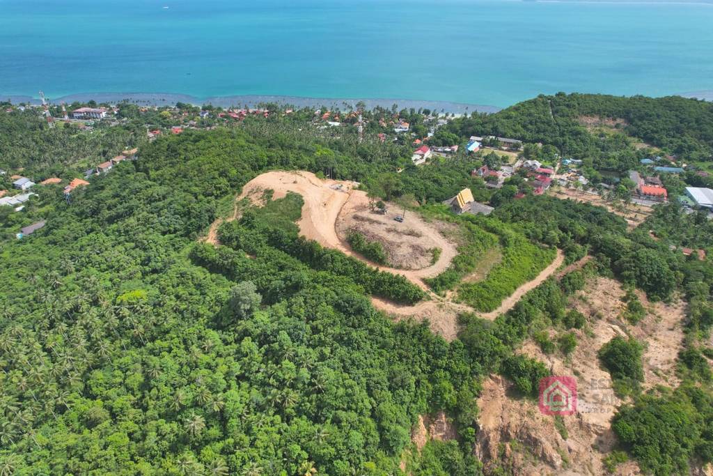 land plot with sea views, koh samui