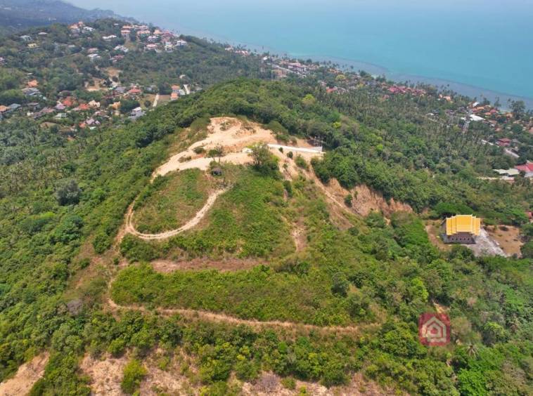 land plot with sea views, koh samui