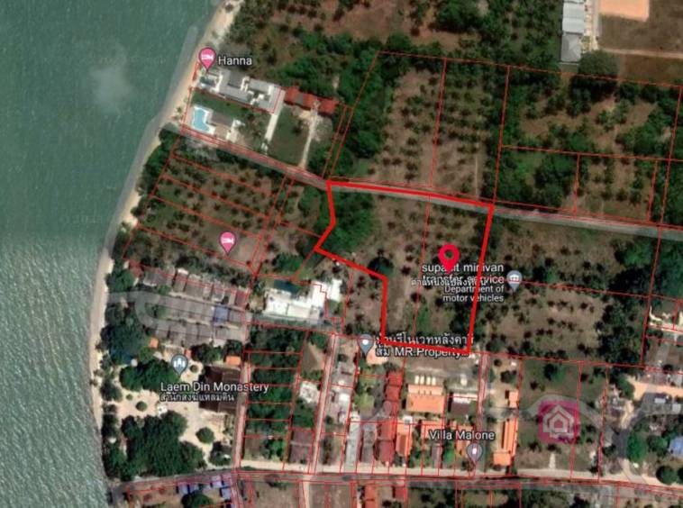 beach side land for sale, koh samui