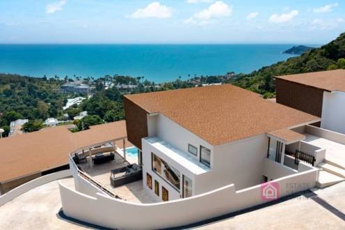 panoramic sea view villa for sale, koh samui