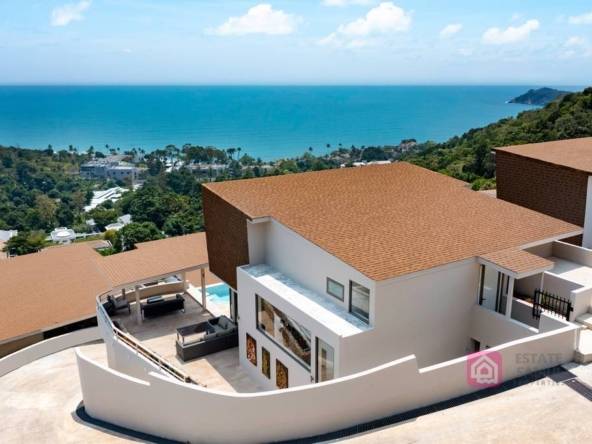 panoramic sea view villa for sale, koh samui