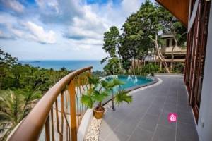 modern sea view villa, koh samui