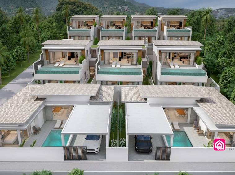 icon pool villas for sale