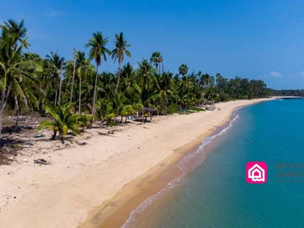 maenam beachfront land for sale, koh samui