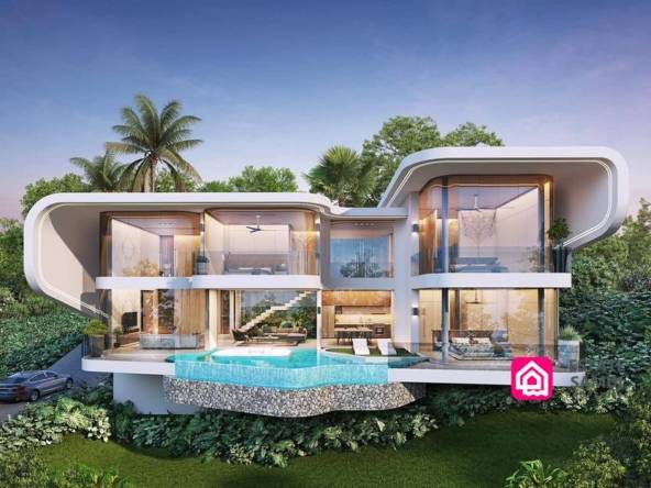 exclusive sea view villas for sale, koh samui