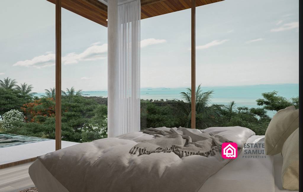 bedroom sea views