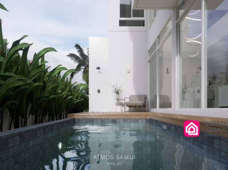 affordable modern pool villas