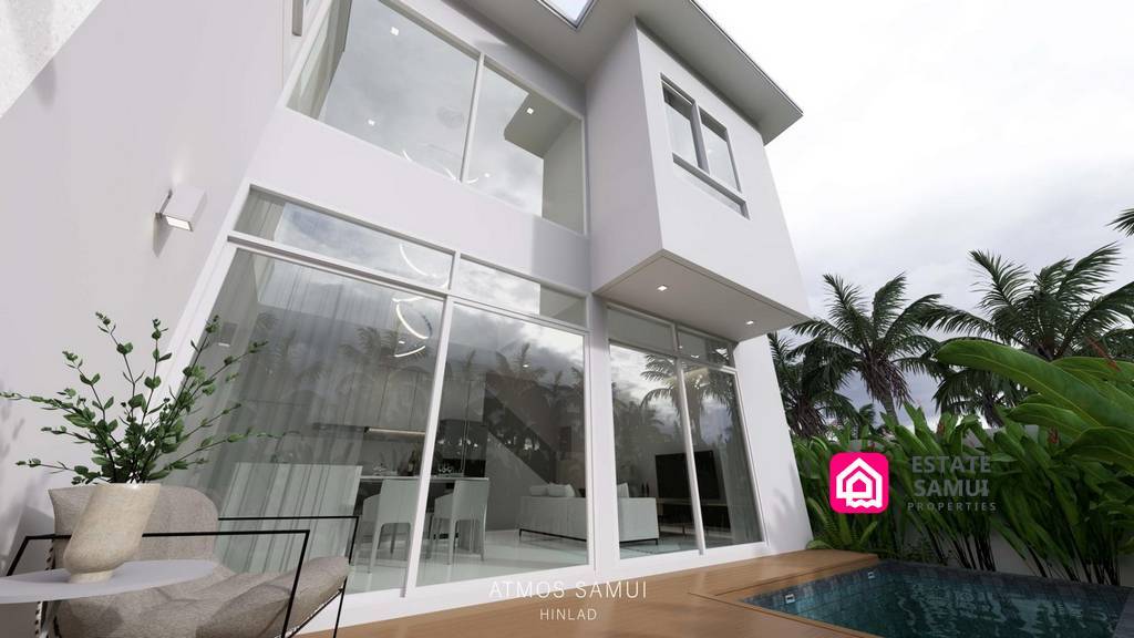 affordable modern pool villas, koh samui