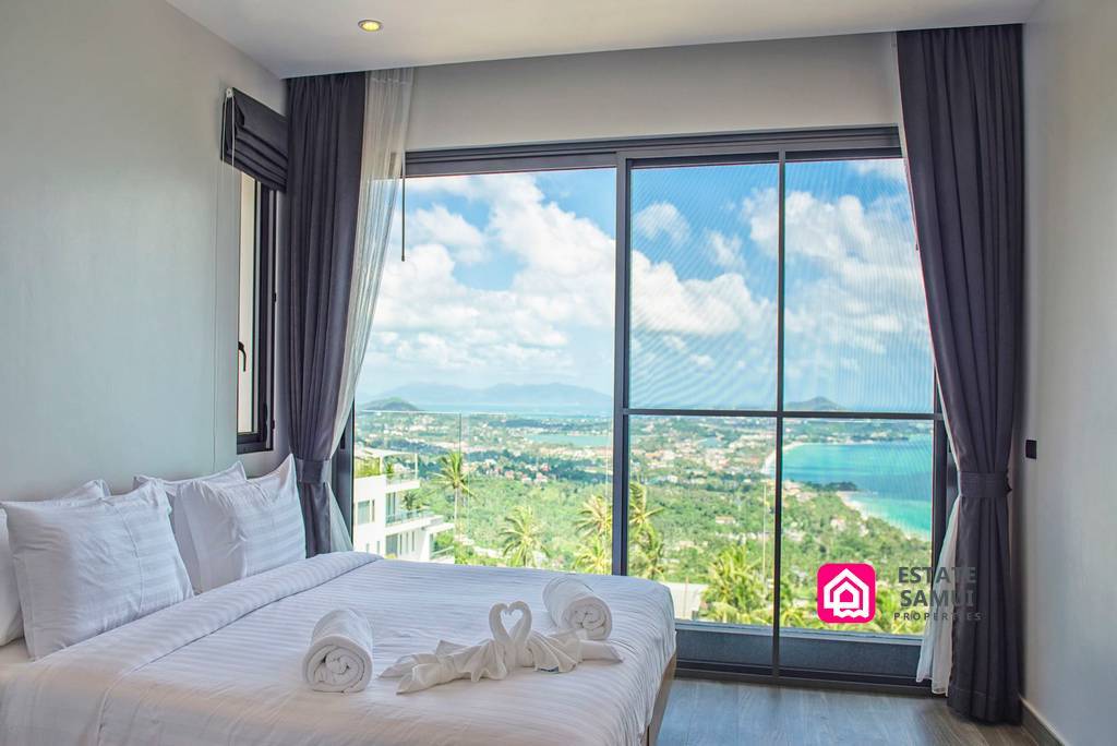 sea views from the bedrooms