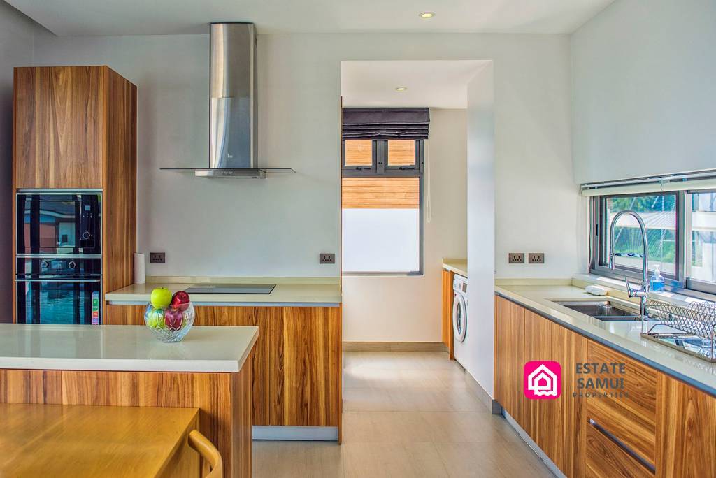 spacious modern kitchen