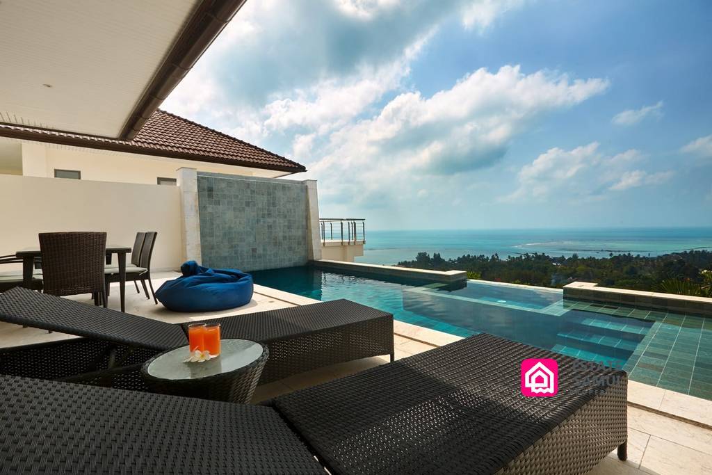 ocean view pool villa