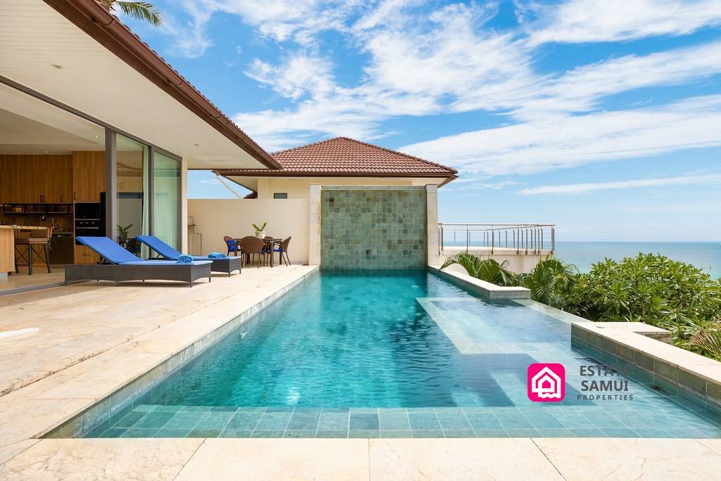 ocean view pool villa