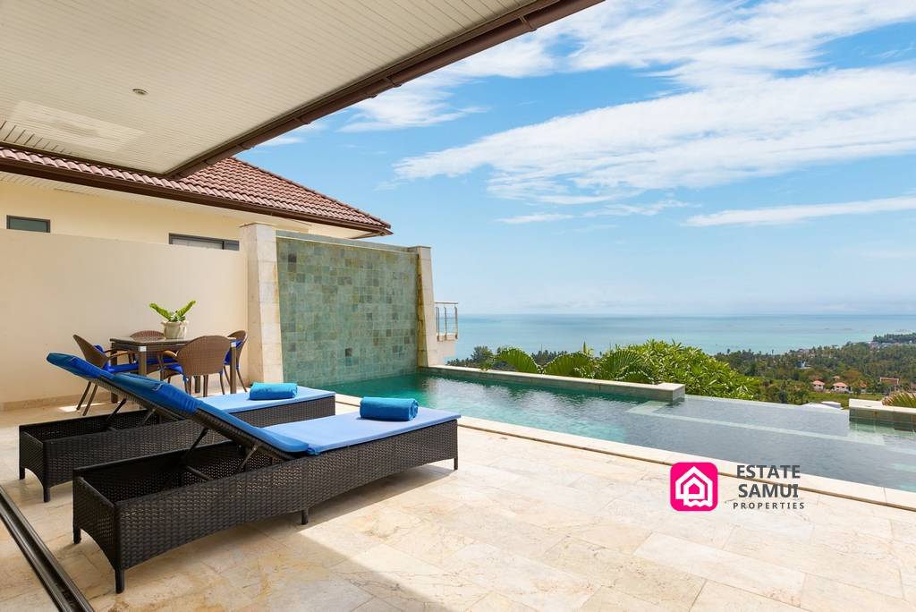 ocean view pool villa