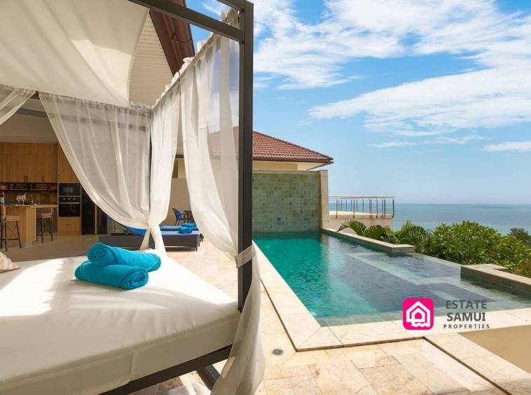 ocean view pool villa