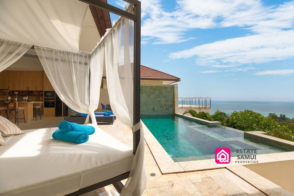 ocean view pool villa