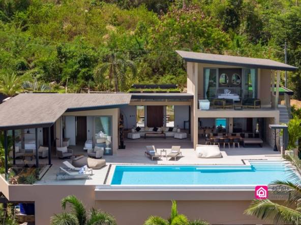 contemporary sea view property for sale, koh samui