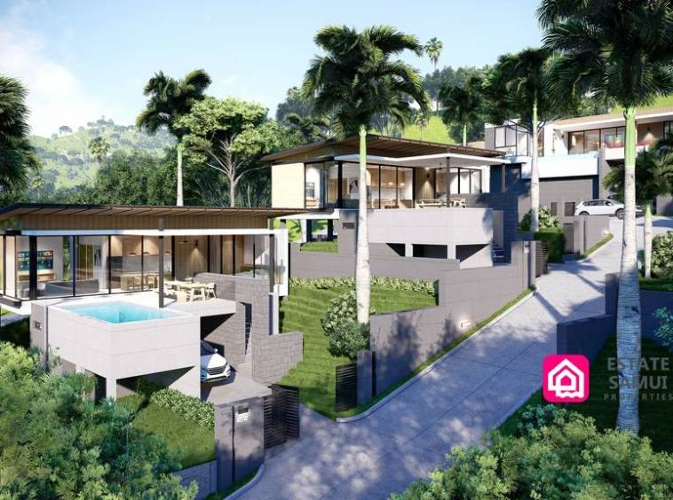 bophut modern villas for sale