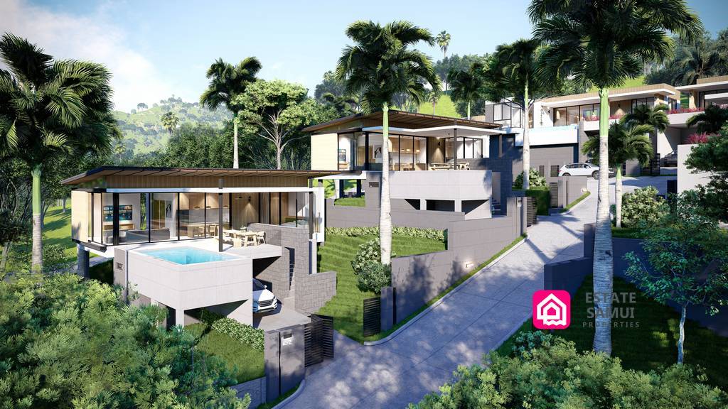 bophut modern villas for sale