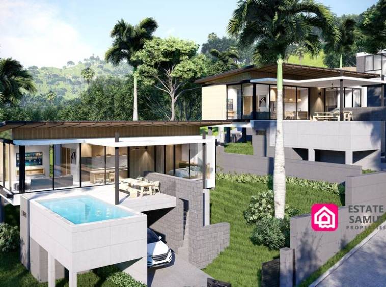 bophut modern villas for sale